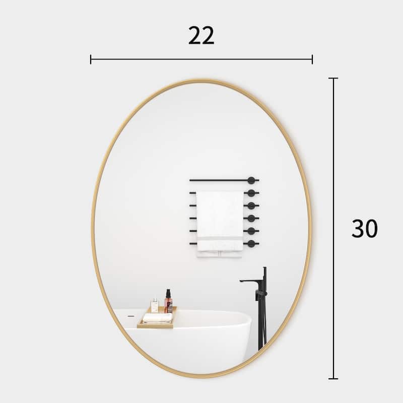 Modern Wall Mirrors Bedroom Mirrors Vanity Mirror with Iron Framed(1 Piece）