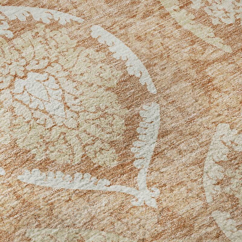 Premium Washable Super Soft Damask Imprints Mayfield Rug