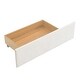 preview thumbnail 17 of 22, Modern & Simple Style Queen Size Upholstery Wood Platform Bed with Four Drawers,Adjustable Headboard