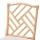preview thumbnail 6 of 9, Rio Modern Bohemian Natural Brown Rattan Dining Chair