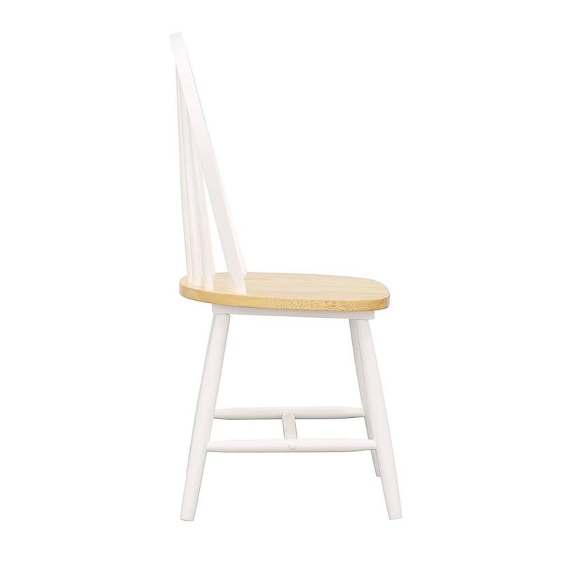 Spindle Back Side Chairs，Dining Chair (Set of 4)