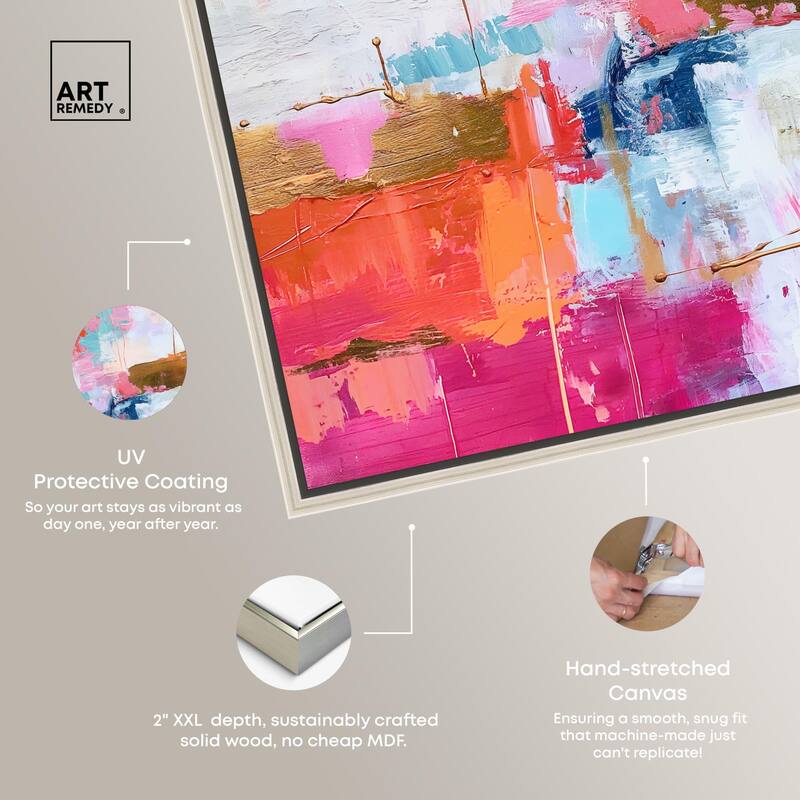 Exuberant Hues II Canvas by Art Remedy