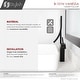 preview thumbnail 19 of 22, STYLISH Single Handle Bathroom Faucet for Single Hole Brass Vessel Mixer Tap - Faucet Height: 17 1/2" | Spout Height: 8"