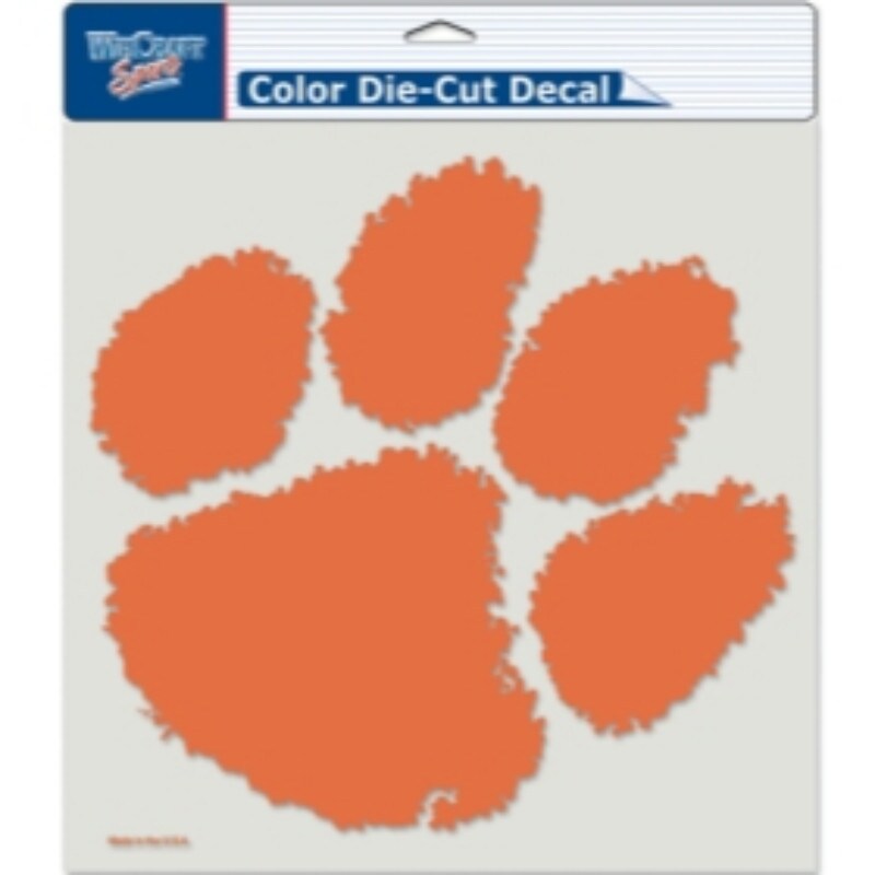 Shop Clemson Tigers Decal 8x8 Die Cut Color On Sale Overstock 22204432