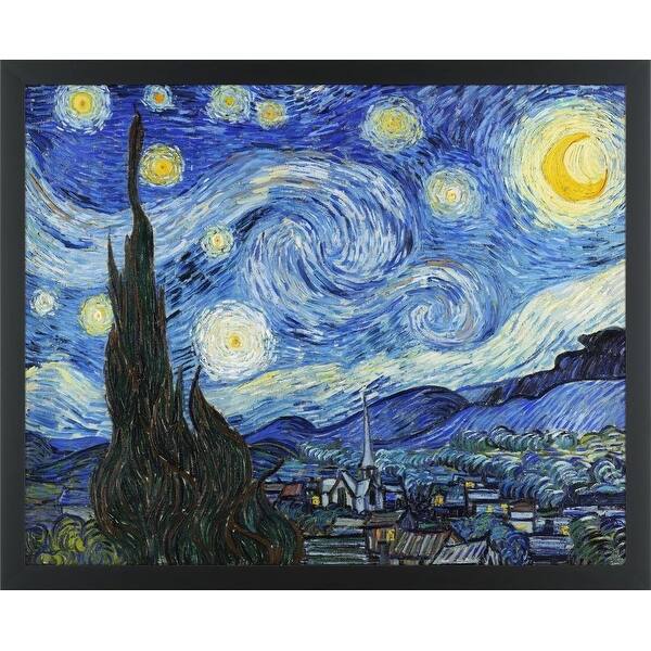 Shop Easy Art Prints Vincent Van Gogh S Starry Night Premium Canvas Art Overstock 25743048
