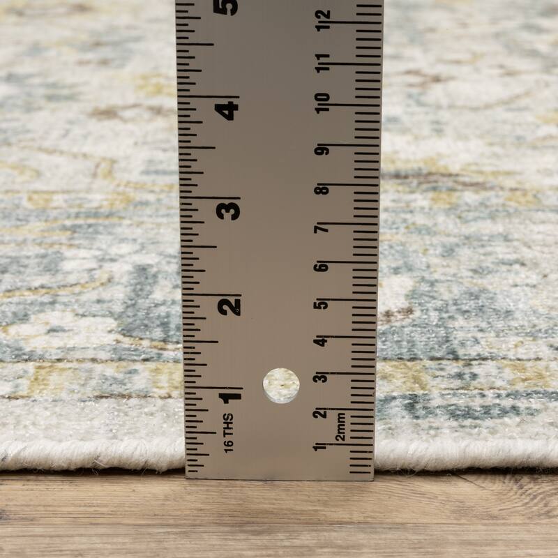Style Haven Willett Oriental Ivory/ Blue Area Rug