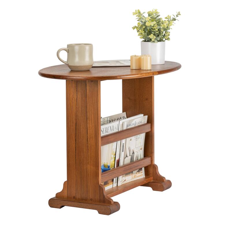 Solid Teak Drop-Leaf Table - Large
