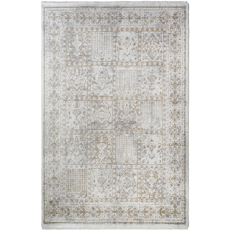 Oxford Creswell Traditional Panel Area Rug - 2'1"x3'3" - Ivory
