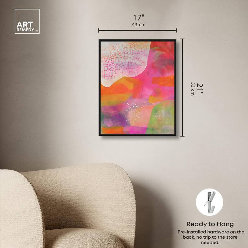 Garnet Gleam III Canvas by Art Remedy