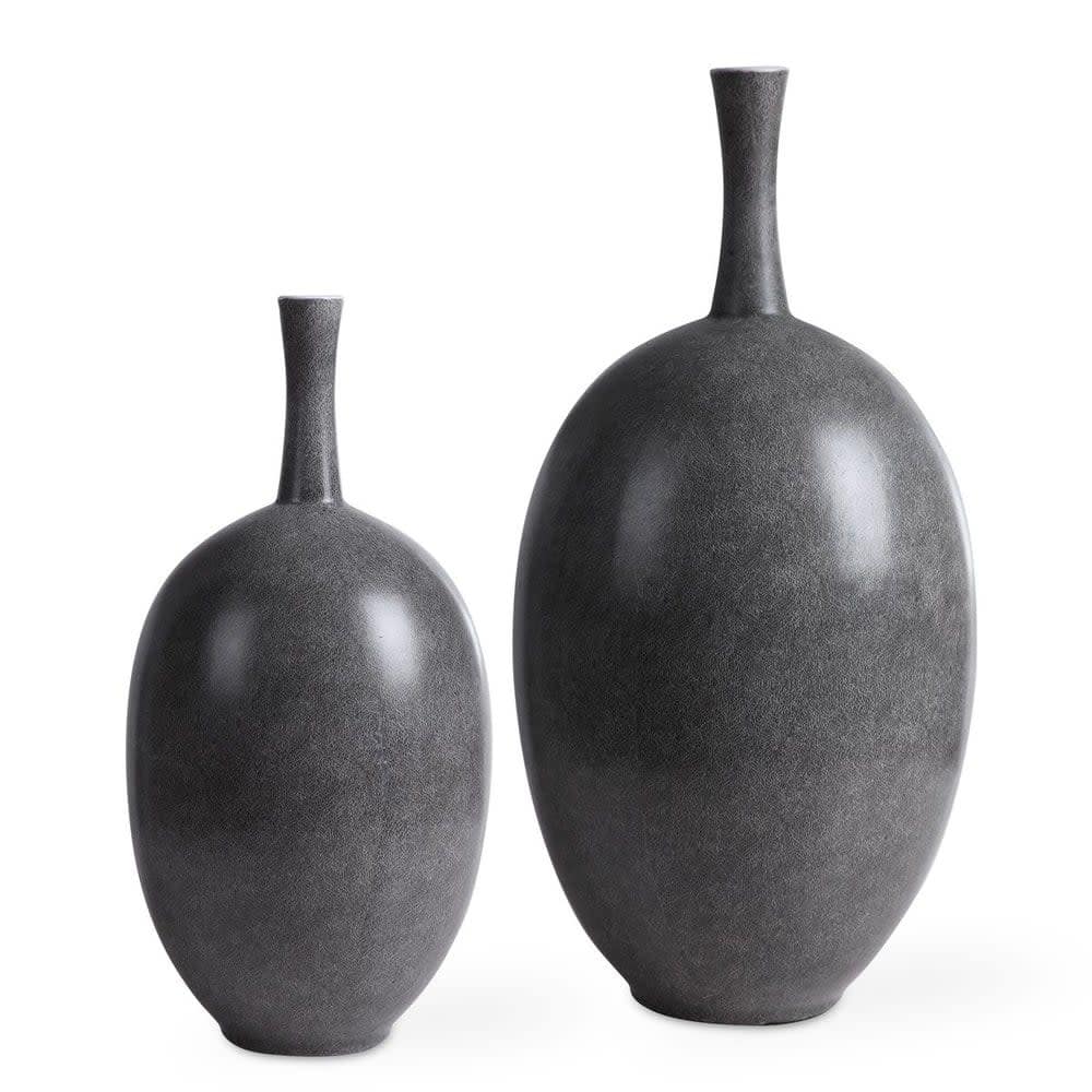 Uttermost 17711 Riordan 19-3/4" Tall Ceramic Vase - Set of 2
