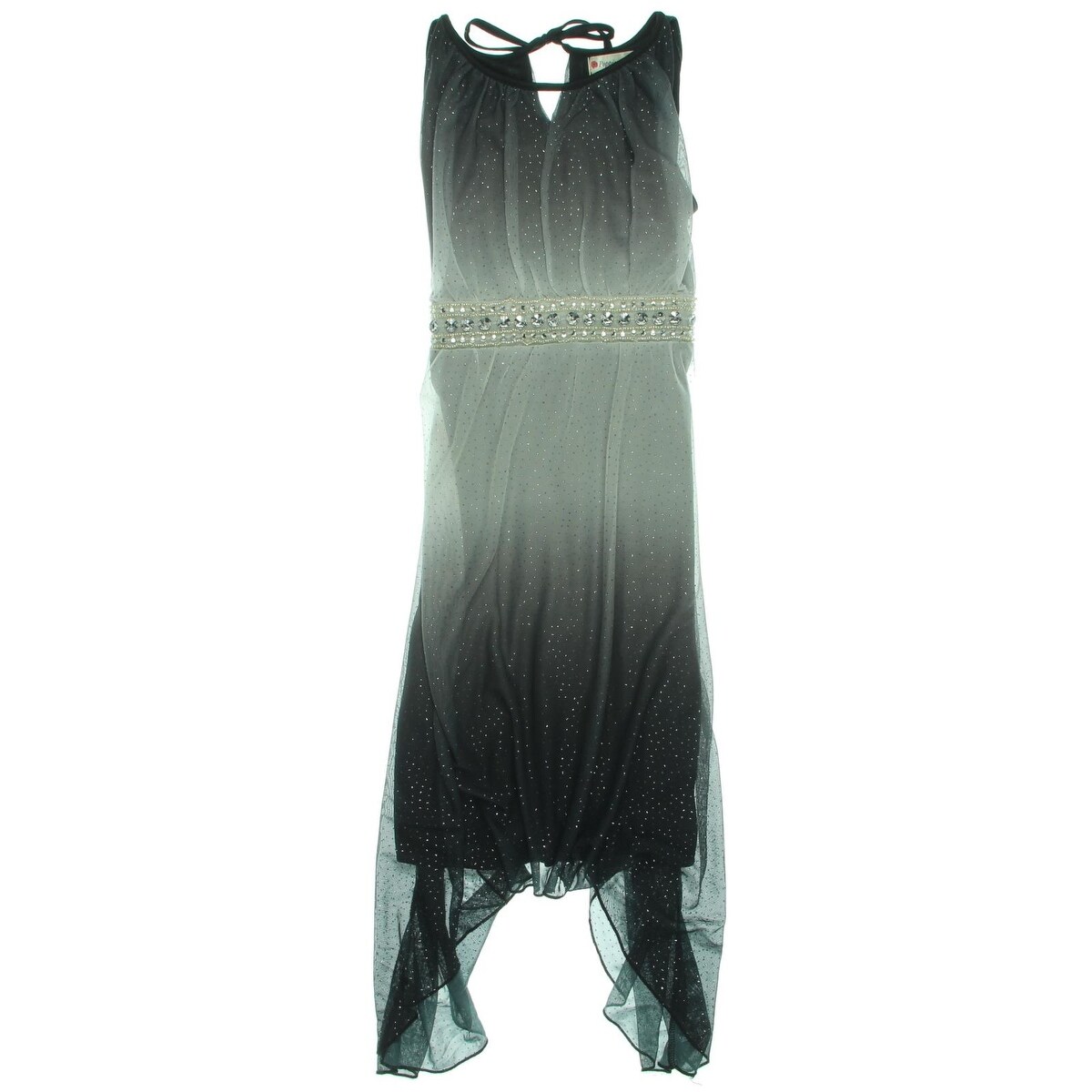 Shop Poppies And Roses Girls Semi Formal Dress Metallic 14