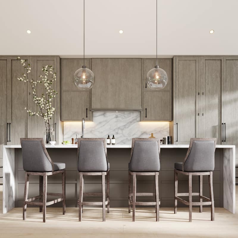 Maven Lane Vienna Swivel Kitchen Stool