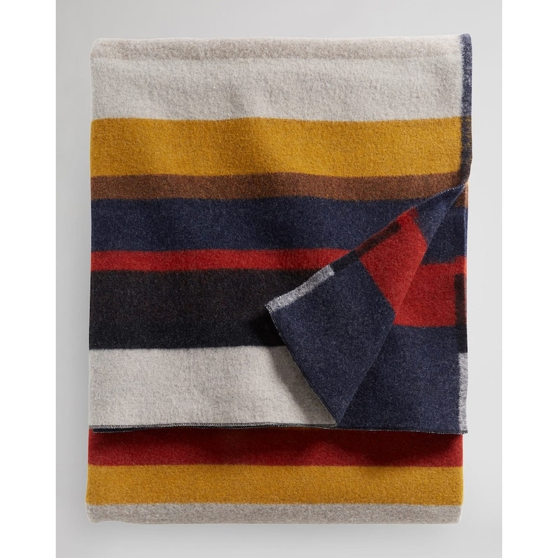 Pendleton Bridger Stripe Wool Throw