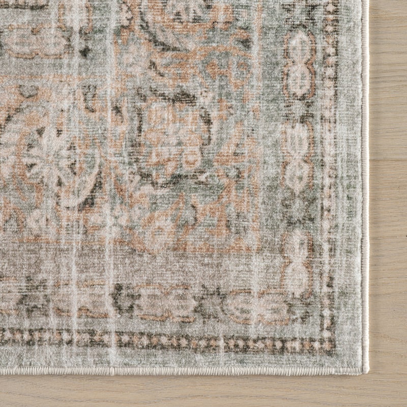 Nuloom Barilas Bordered Traditional Washable Area Rug