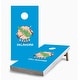 preview thumbnail 1 of 2, Oklahoma State Flag Corn Hole Board Set 16 Years and Up