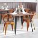 Option Orange/Teak