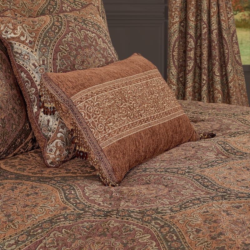 J. Queen New York Harvest Moon Boudoir Decorative Throw Pillow - Accent - Polyester - Harvest