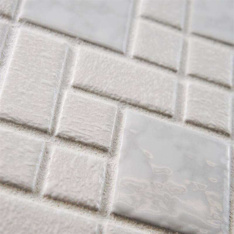 Merola Tile University White 11-3/4" x 11-3/4" Porcelain Floor and Wall Tile