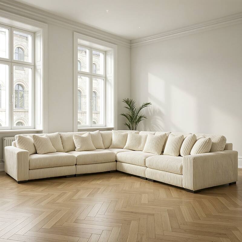 Signature Design by Ashley Lindyn 5-Piece Sectional - 133"W x 133"D x 38"H