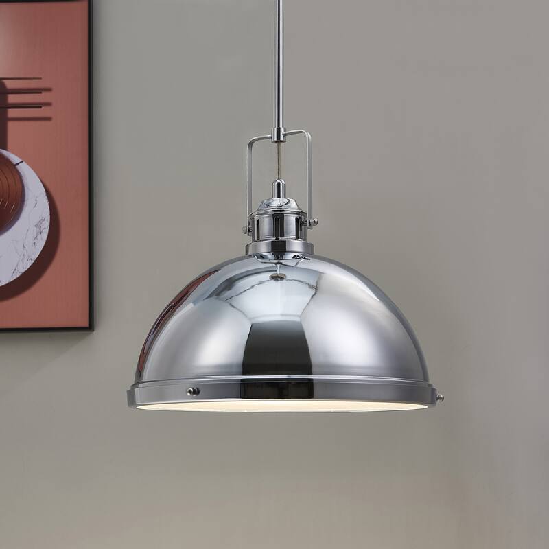 Singel Pendant 21.5 Inch Chrome Finish - Chrome