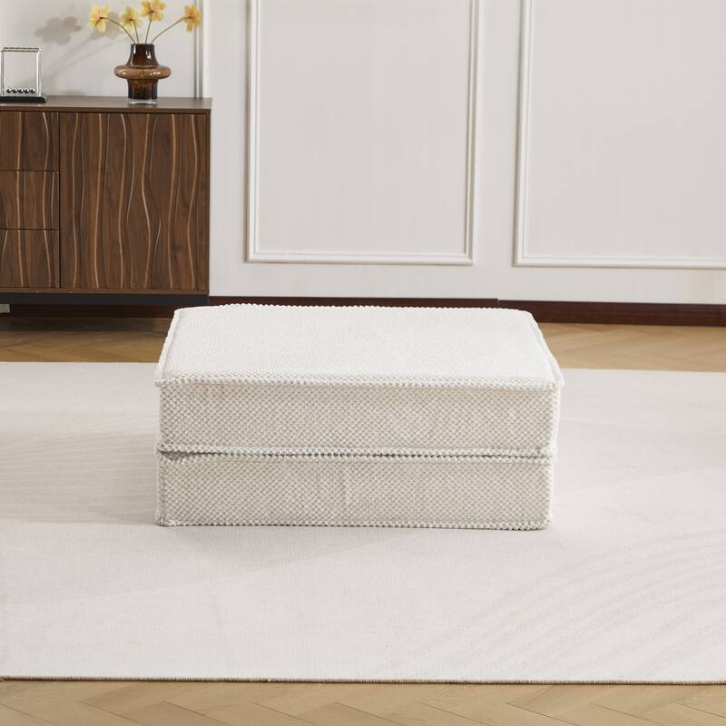 Compression Mahjong Sofa,Convertible Floor Sofa Bed,DIY Boneless Modular Sectional Sofa,No Assembly Required