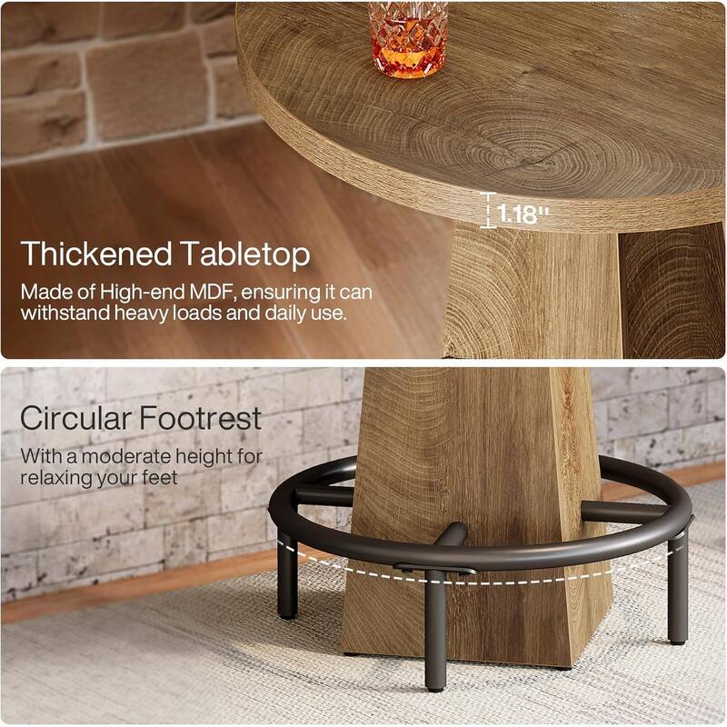 37.4" High Bar Table for Small Bars