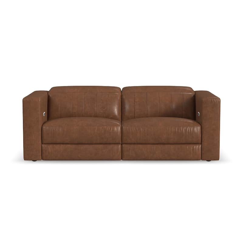 Austin Zero Gravity, Top-Grain LeatherPower Reclining Sofa with Power Headrests by Flexsteel - 85" x 33" x 41"