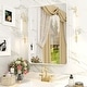 preview thumbnail 153 of 192, KIOTEE Modern Metal Frame Wall Mounted Bathroom Vanity Mirror with 5-year warranty 28x20 - White
