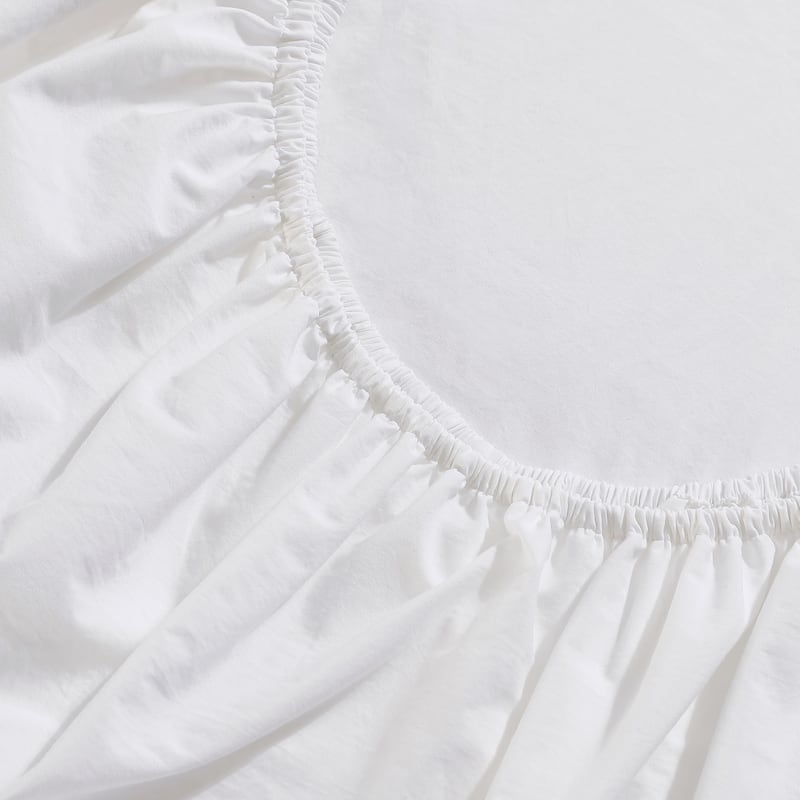 Calvin Klein Washed Cotton Percale Sheet Set