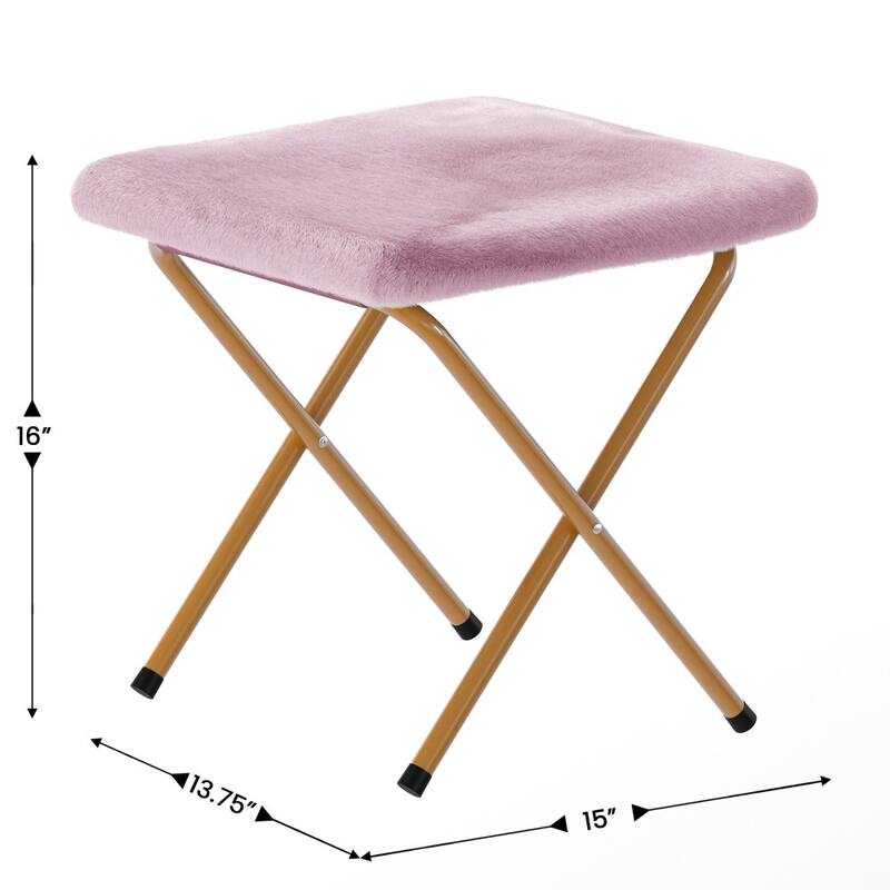 Upholstered XL Folding Saucer Chair with Ottoman - 31"D x 35.75"W x 33.5"H