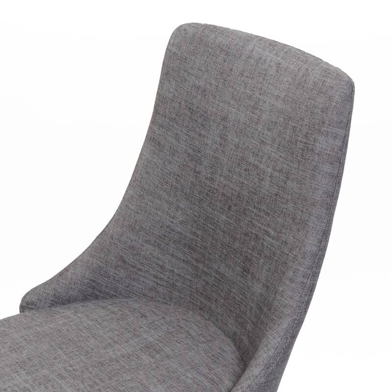 Fabric Armless Dining Chairs, Set of 2