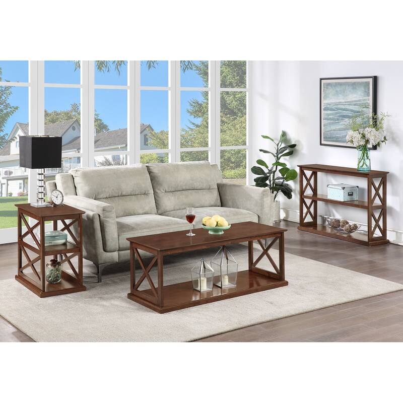 Convenience Concepts Coventry Console Table with Shelves