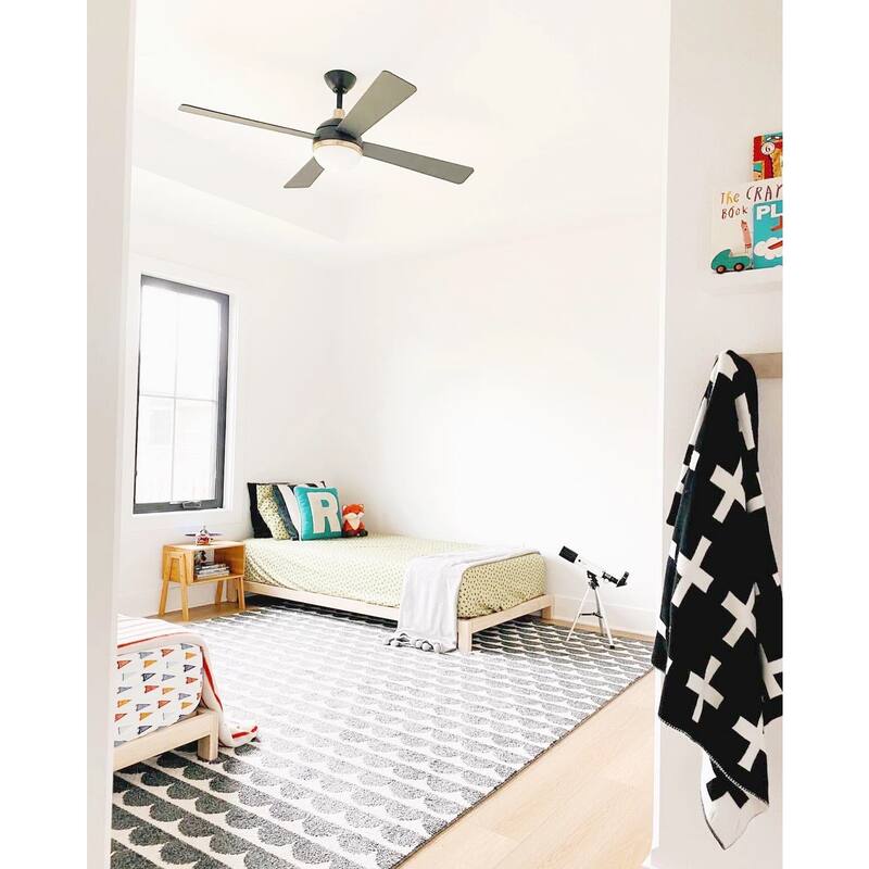 Full Size Platform Bed Frame - Solid Wood Bed - Modern Minimalist Design - Global