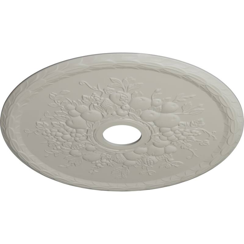 22 5/8"OD x 3 5/8"ID x 5/8"P Grape Ceiling Medallion