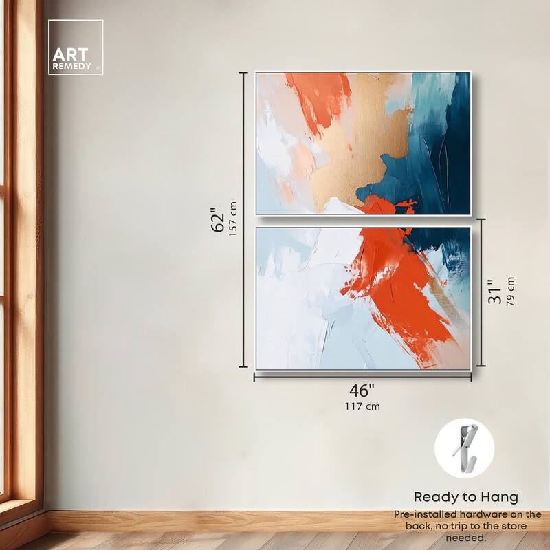 Bold and Bright III Canvas Set of 2 by Art Remedy