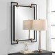 preview thumbnail 2 of 4, Uttermost Ivey Rectangle Industrial Mirror - 32.5"W x 42"H x 2.5"D