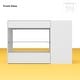 preview thumbnail 7 of 20, HOMELAVY Glass-Top Closet Organizer White Dressing Island Ample Storage Dresser Cabinets