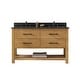 preview thumbnail 189 of 197, Sudio Design Bathroom Vanity Windwood Collection. 54" Double Sink - Tan