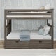 preview thumbnail 9 of 12, Max and Lily Twin over Twin Bunk Bed with Ladder and Storage Drawers