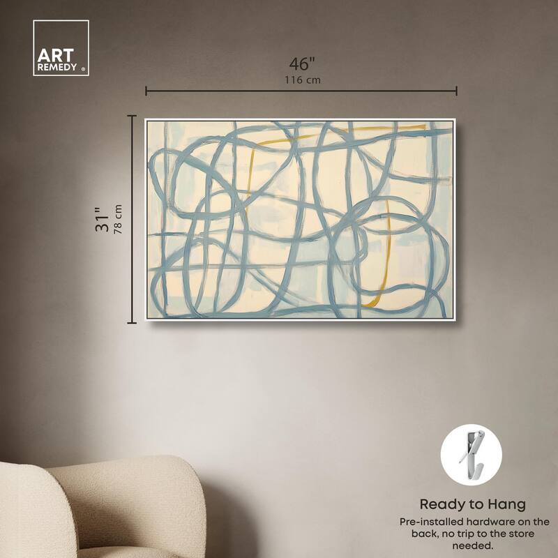 Unbroken Line II Canvas by Art Remedy