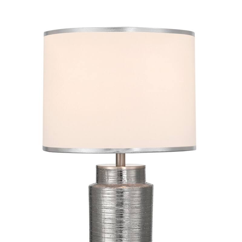 Acroma 25 '' Modern Ceramic Table Lamp with USB Ports - 1-light