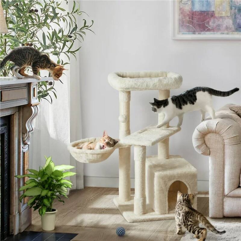 33'' Cat Tree Condo Scratching Post Tower Bed Bath & Beyond 38190235