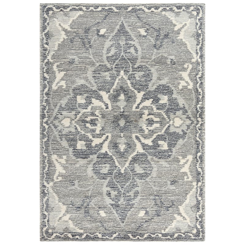 Alora Decor Tabatha Brown Hand-tufted Wool Blend Rug
