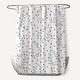 preview thumbnail 10 of 10, Tree Outlines Shower Curtain Christmas Pink