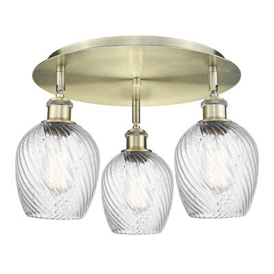 Innovations Lighting Salina - 3 Light 17" Flush Mount