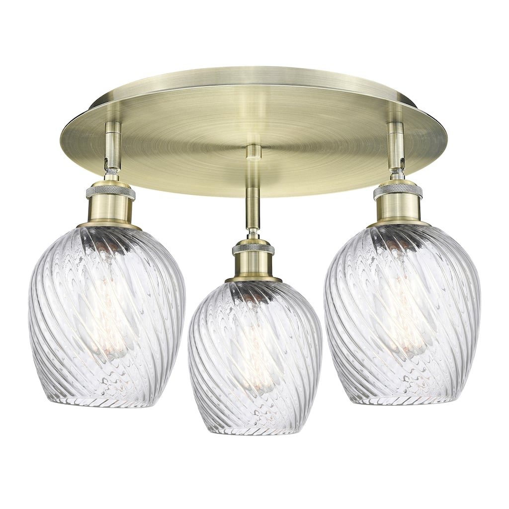 Innovations Lighting Salina - 3 Light 17" Flush Mount