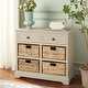 preview thumbnail 4 of 73, SAFAVIEH Cape Cod 6-Drawer Storage Unit - 30" W x 13" D x 28" H