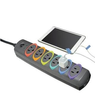 Kensington Office Electronics Our Best Supplies Deals Kensington Smartsockets 6 Outlet Foot Cord 670 Joules Basic Surge