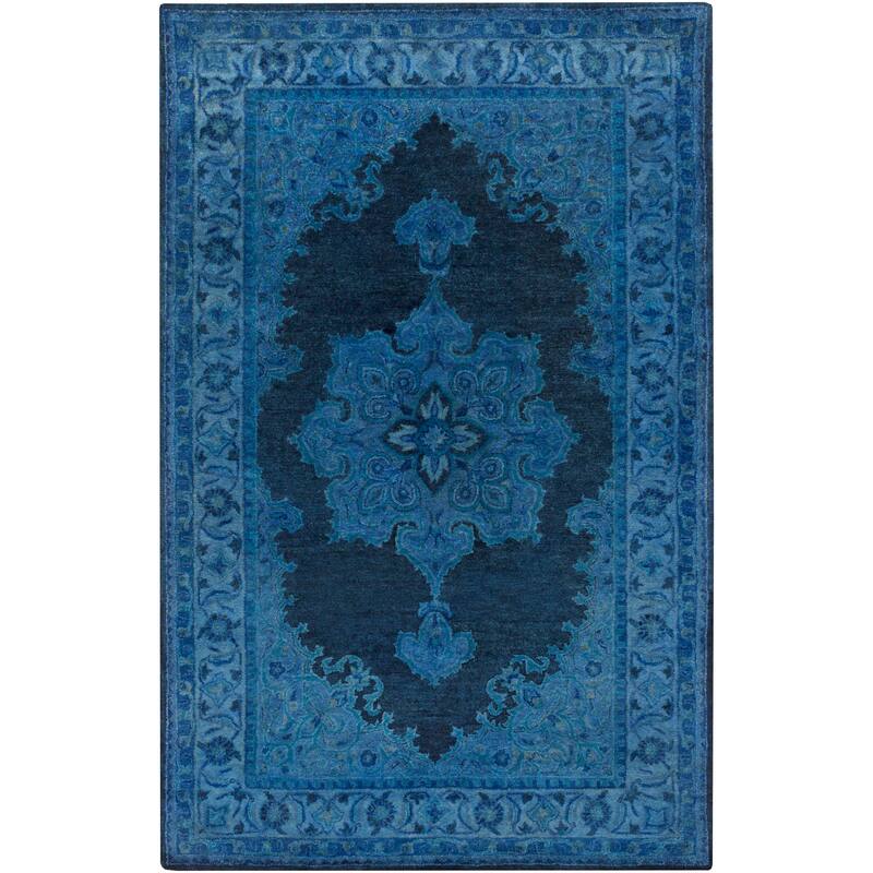 Hand-Tufted Linhope Oriental Wool Area Rug