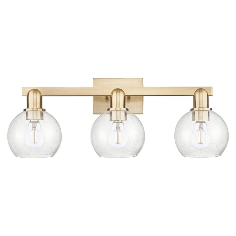 Innovations Lighting Endless Possibilities Arcadia - Athens - 3 Light 25" Bath Vanity Light - Champagne Bronze/Seedy